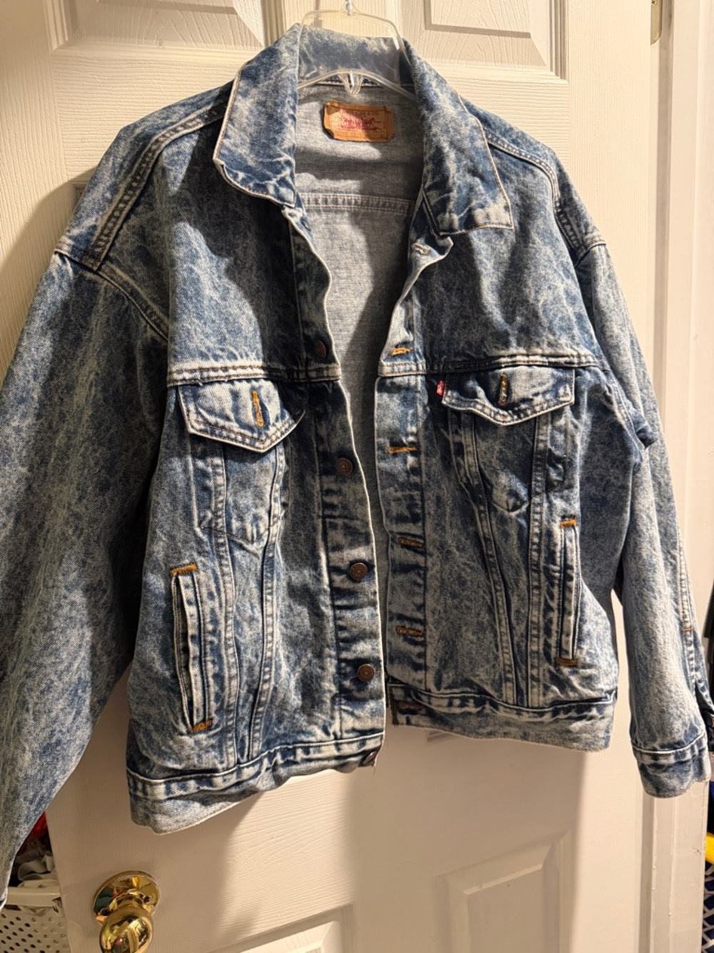 Levi's Acid Wash Blue Denim Jacket